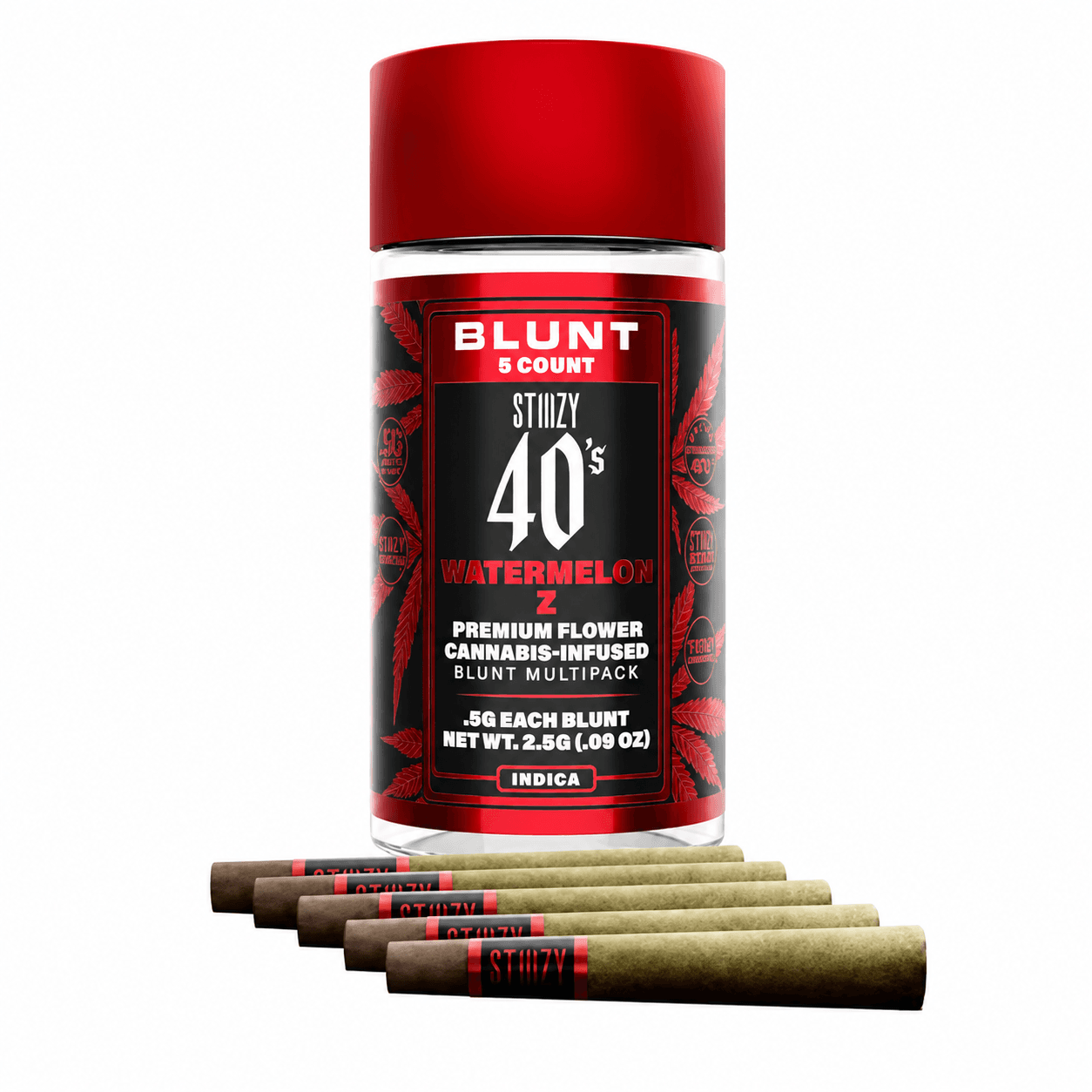 Infused 40’s | 5 Blunts Per Pack × 0.5g ea